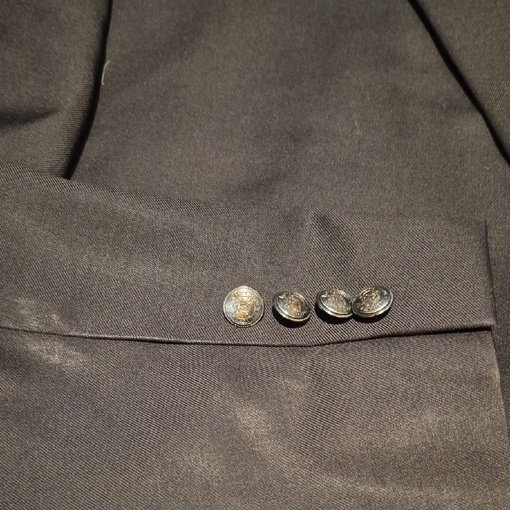 Alfred Sung Black Sport Coat with Notched Lapel, Moores Men's - Picture 4 of 15